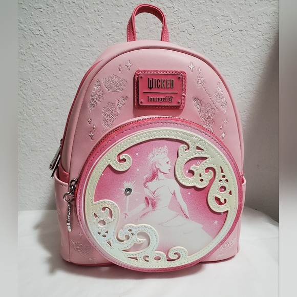 Loungefly Wicked Glinda Mini-Backpack - Entertainment Earth Exclusive - Picture 3 of 12